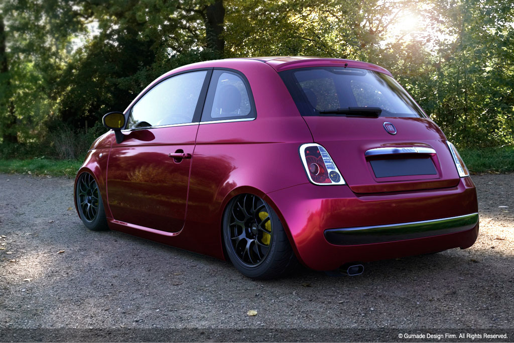 Fiat 500 Stanced Now that Fiats are in the United States we thought it was 